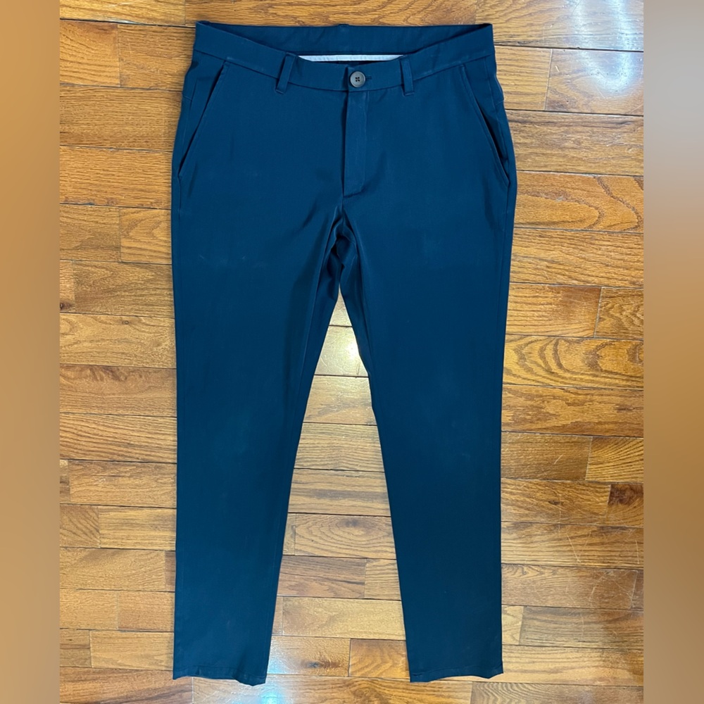 Ministry Of Supply Performance Dress Pants Navy Men’s Size 31 Tapered Stretch